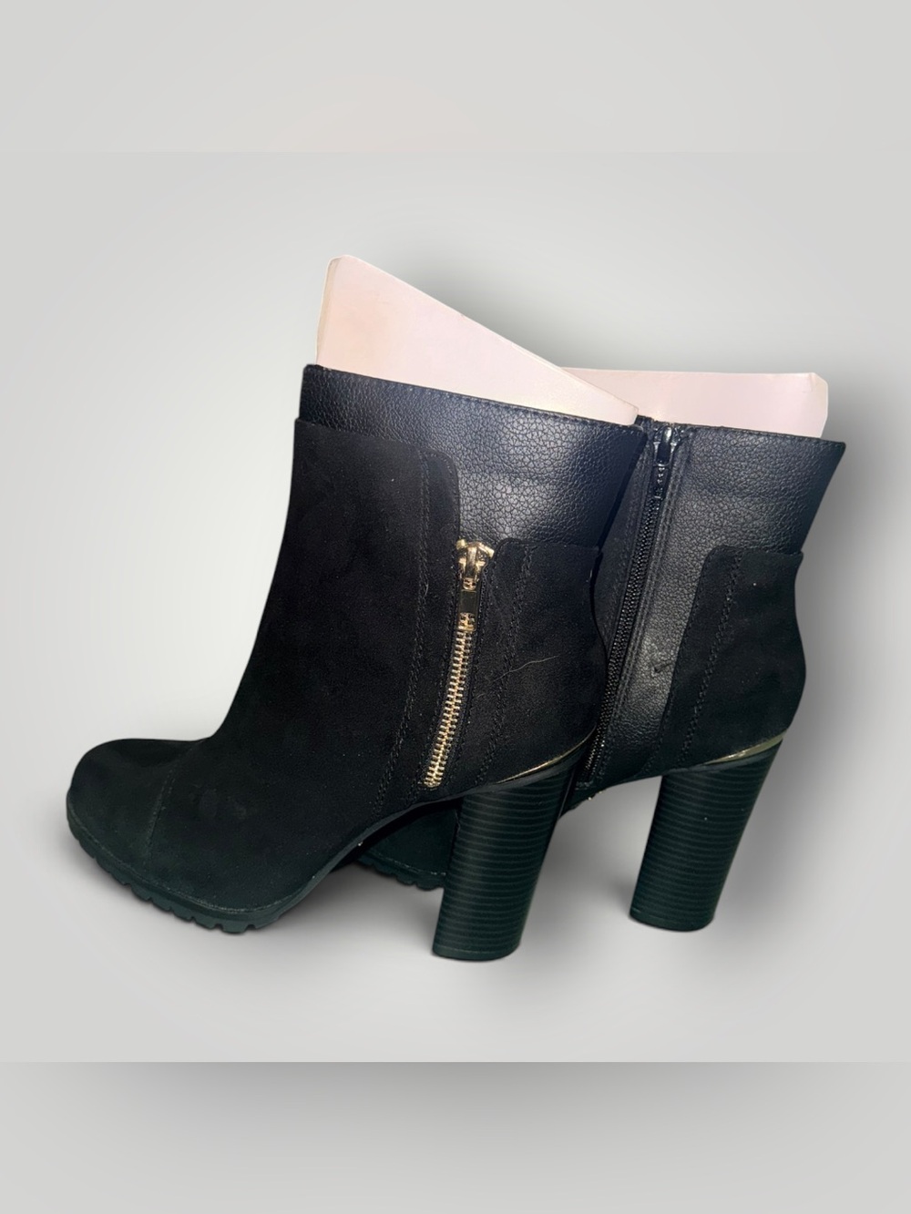 Juicy Couture Black Suede Ankle Boots